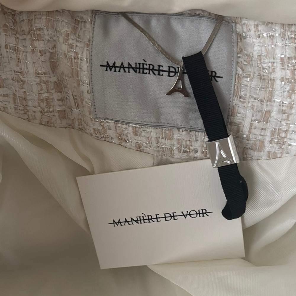 Manière De Voir Cream Puffer Jacket - Picture 2 of 3